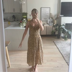 Leopard print dress